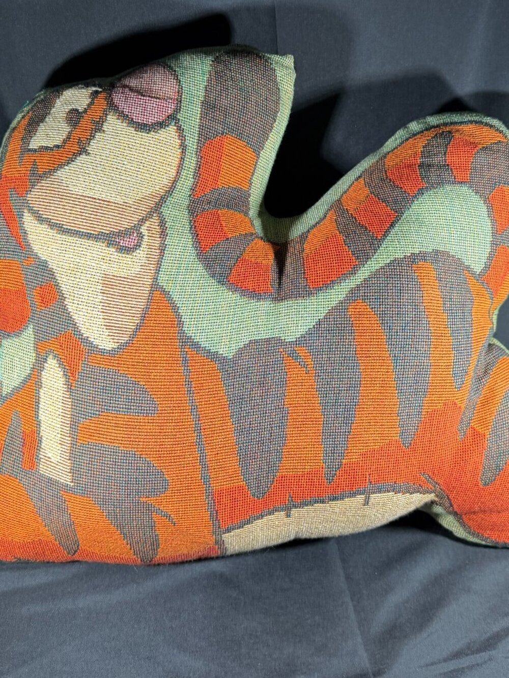 Disney "Tigger" Throw Pillow Stuffed 21.5"x 16” Vintage Tapestry Style Pooh